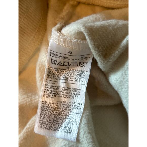 NWT Old Navy Plus Size Women's Tie Dye Joggers Beige/Brown Size 4X - Picture 5 of 6